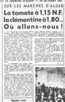 Journal d'Alger 
du 28 Octobre 1961