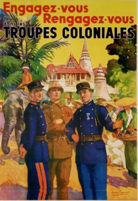 Affiche - Troupes Coloniales