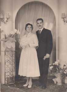 2 decembre 1958 - CHAMPCLAUSON (30)
Francis LOPEZ et Charlette AMBROSINO-BOUDON
