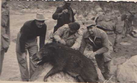 la chasse aux sangliers dans le Bissa
Paul CARTEAUX
Basile JONET
Jean-Pierre BERGONZOLI