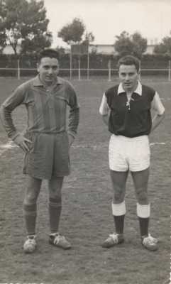 1961 
Sur le stade d'OUED-FODDA 
Vincent SALA "Titou"
Claude SALA