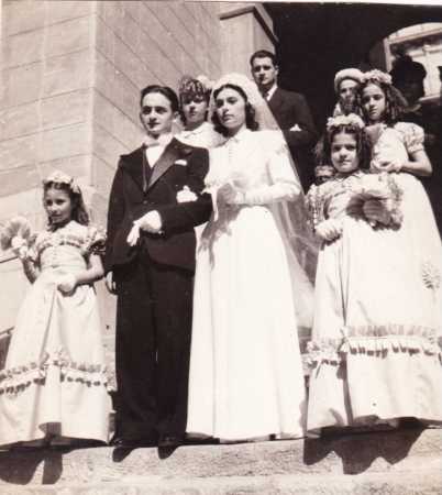 BAB EL OUED - 19 Octobre 1946
Paroisse St Joseph
Mariage de Sylvette ? et Martial ?