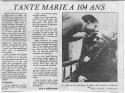 1983
Marie CAMILLERI 104 ans