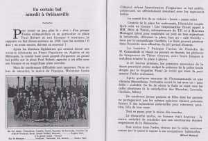 ORLEANSVILLE - 1936
Un certain bal interdit
par Alfred MOTARD
----
extrait des "Echos du Pays"