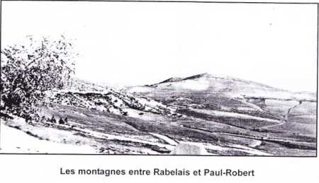 Montagnes entre RABELAIS et PAUL-ROBERT
