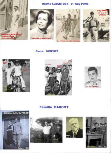 Familles
----
ALBENTOSA 
GIMENEZ 
PARCOT