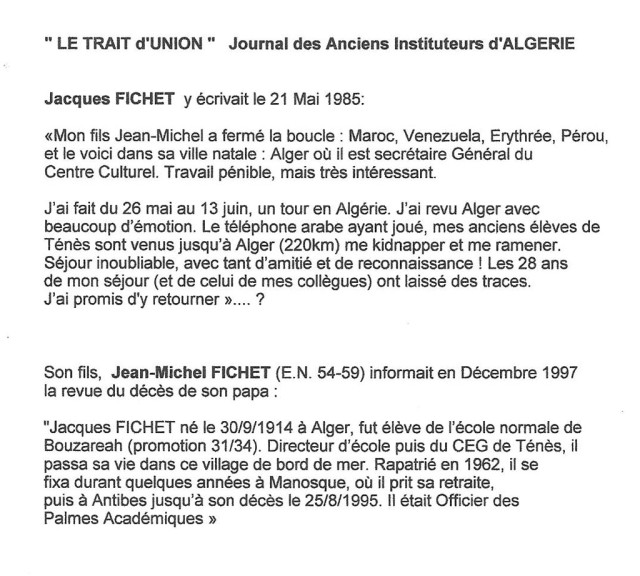 Jacques et Jean-Michel FICHET