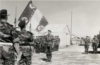 Le colonel Henri COUSTAUX prend le commandement du 1er RCP le 3 mars 1958