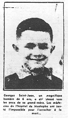 ALGER
3 Juin 1957
----
Georges SAINT-JEAN
6 ans