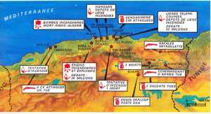 1er Novembre 1954
la carte des attentats