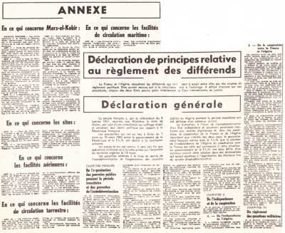 21 Mars 1962
----
Texte des accords d'EVIAN