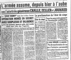 22-04-1961
Le Putsch