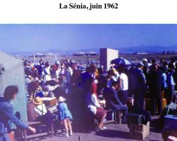 JUIN 1962 - LA SENIA - EXODE