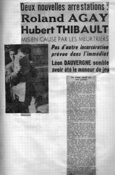 Affaire POPIE
----
Arrestation de Roland AGAY
et Hubert THIBAULT