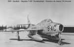 BOUFARIK - 1960
un "REPUBLIC" F-84F "THUNDERSTREAK"