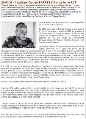  Capitaine CLAUDE BARRES 