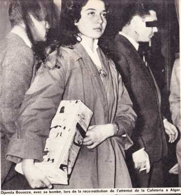 Djamila BOUAZZA
Poseuse de Bombes
lors de son arrestation