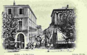 BLIDA - La rue d'Alger