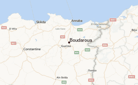 Carte de BOUDAROUA