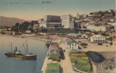 Bougie - Le port et la ville