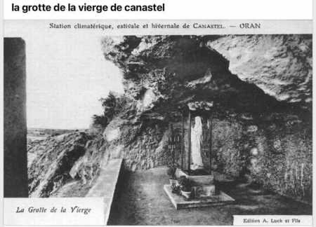 Canastel - la grotte de la Vierge