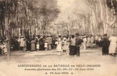 Anniversaire de la Bataille 
de DELY-IBRAHIM
Les 25/26/27/28 Juin 1830