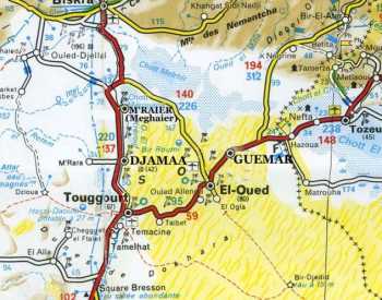 DJAMAA - TOUGGOURT - GUEMAR - EL-OUED