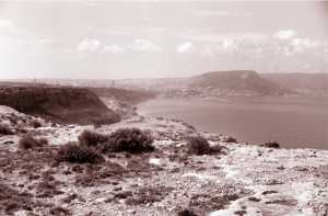 Vue d'Oran depuis le champ de tir de Canastel