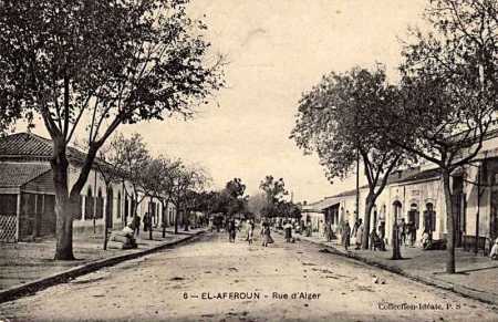 EL AFFROUN - La Rue d'Alger