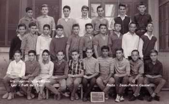 FORT-DE-L'EAU - Une Classe en 1960