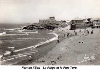 FORT-DE-L'EAU
La Plage du Lido et le Fort Turc