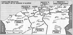 carte des Willayas