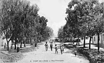 FORT DE L EAU en 1900 
La Rue Principale