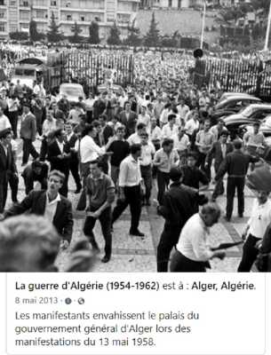 ALGER - 13 Mai 1958