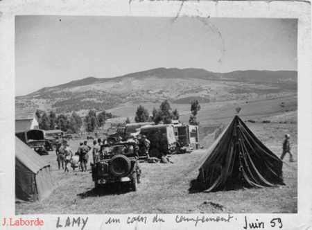 GT502 - Juin 1959
Campement vers LAMY