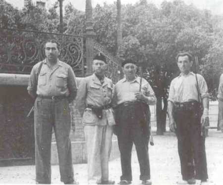 GUELMA - La Milice Municipale en 1945