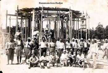 HAMMAM-BOU-HADJAR - Construction du Kiosque