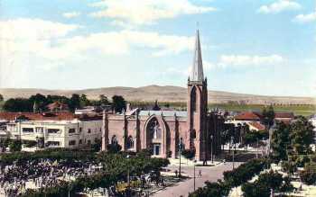 HAMMAM-BOU-HADJAR - L'Eglise en 1960