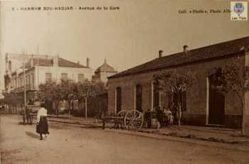 HAMMAM-BOU-HADJAR - Avenue de la Gare