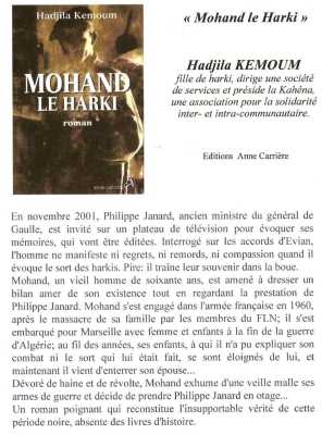 MOHAND le HARKI

Hadjila KEMOUM