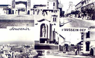 Carte postale d'HUSSEIN-DEY