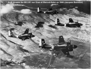 B-26 INVADER au-dessus d'ORAN