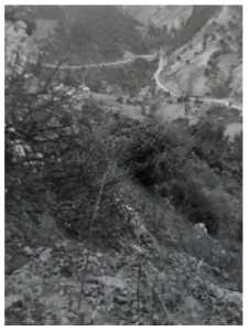 1961. Gorges de la Chiffa, Ruisseau des Singes. 
Endroit dangereux pour K14 en route pour Alger