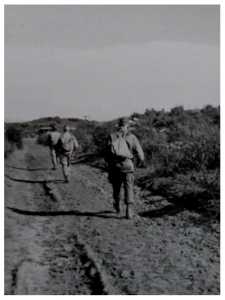 Hommes de Kimono14 en patrouille dns le djebel en 1961