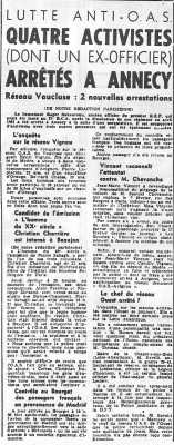 5 Mars 1962
----
Lieutenant Roger SABOUREAU
Henri VIGNAU
Pierre LAPLACIDE
Bernard CHALAS
Christian CHARRIERE
Jean-Marie VINCENT
Horace SAVELLI