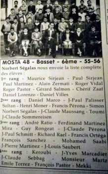 Photos de classe 
Mostaganem 1948