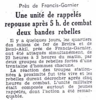 3 Octobre 1956 Francis Garnier