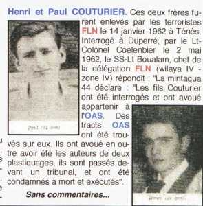  
Henri et Paul COUTURIER
