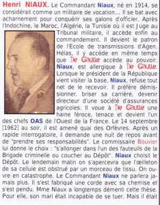 Commandant  Henri NIAUX 
