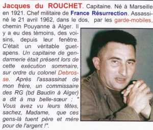 Capitaine  Jacques du ROUCHET 